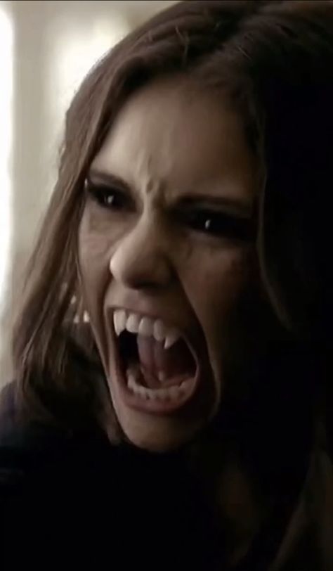 Katherine Pierce Vampire Face, Tvd Vampire Face, Katherine Vampire Face, Vampire Faces, Vampire Diaries Elena Vampire Face, Elena Vampire Face, Elena Gilbert Vampire Face, Katherine Petrova, Iconic Villains