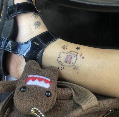 Domo Kun Tattoo, Paul Frank Tattoo, Smiski Tattoo, Domo Tattoo, Selfie Board, Domo Kun, Swag Era, 2013 Swag Era, Weird Tattoos