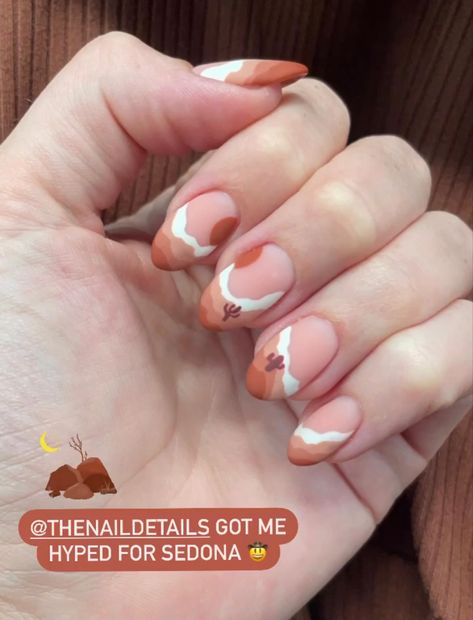 Desert Nail Art, Boho Western Nails, Spring Nails 2023 Gel, Nails 2023 Gel, Nail Ideas Acrylic, Spring Nails 2023, Cowboy Nails, Rock Nails, Nail 2023