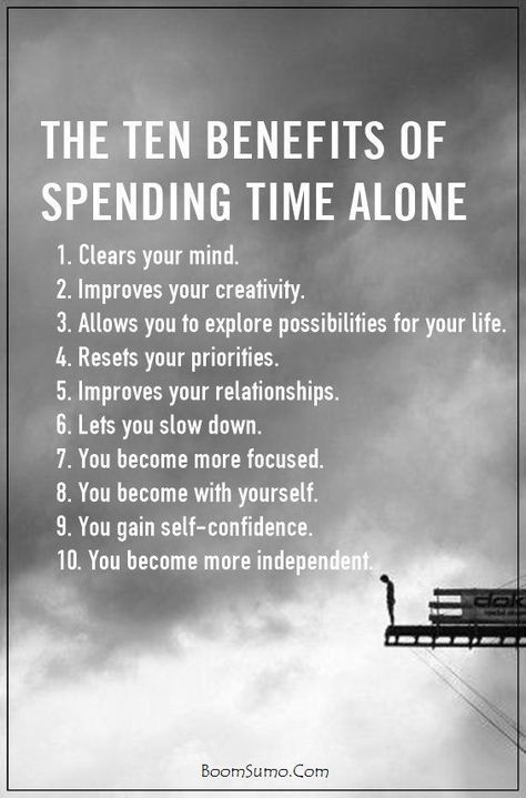 Spending Time Alone, Life Image, Time Alone, How To Improve Relationship, Clear Mind, Quotes About Life, Psychology Facts, Intj, Beauty Quotes