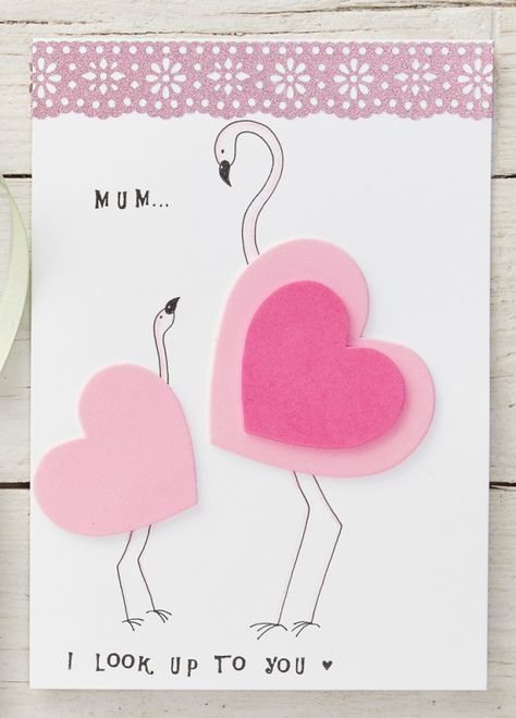 Cards Diy Easy, Mothers Day Cards Craft, Easy Mother's Day Crafts, Diy Mother's Day Crafts, Cards To Make, Diy Gifts For Mom, Birthday Cards For Mom, Diy Gifts For Kids, Mothers Day Crafts For Kids