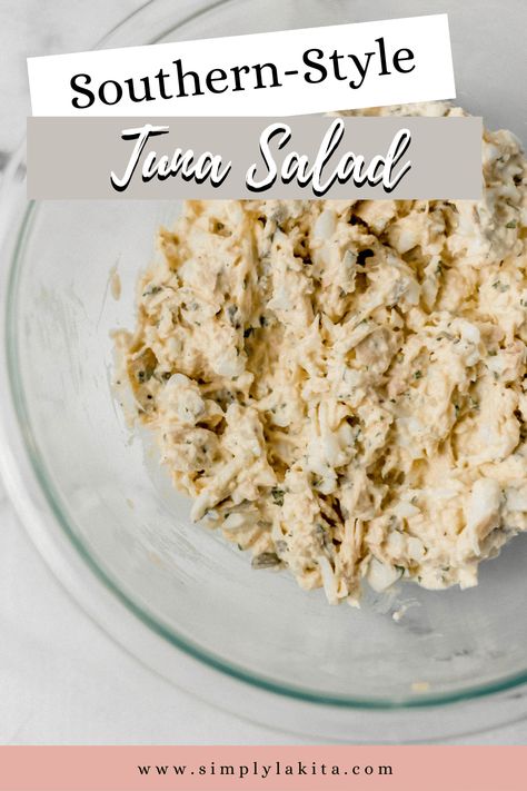 Make this Southern-Style Tuna Salad for a light dinner or side dish to pair with a meal. It’s a classic recipe that only requires a few basic ingredients. Creamy, flavorful, and delicious! simplylakita.com #tunasalad Southern Tuna Salad Recipe, Best Tuna Salad Recipe, Classic Tuna Salad, Best Tuna Salad, Healthy Food Habits, Yummy Salads, Tuna Salad Recipe, Diet Smoothie Recipes, Fish Salad