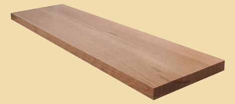 Quartersawn White Oak Wide Plank Countertops - Country Mouldings White Oak Butcher Block Countertops, Butcher Block Countertops Backsplash, Oak Butcher Block Countertops, White Oak Wide Plank, Ogee Edge, Parts Of Stairs, Hardwood Stairs, Wood Island, Floor Molding