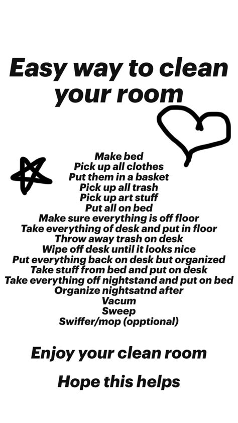 How To Keep A Room Clean, Cleaning And Organizing Bedroom, Cleaning Tips For Bedroom, Cleaning My Room Checklist, Keeping Your Room Clean, Cleaning Room Motivation, Easy Ways To Clean Your Room, How To Clean Your Room, Cleaning Living Room