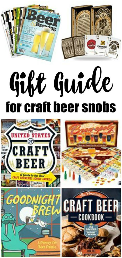 Craft Beer Gift Guide: For The Craft Beer Snobs In Your Life. Click here to read the full post. Beer Merch, Beer Crafts, Craft Beer Gifts, State Crafts, Beer Snob, Beer Fridge, Easy Cocktail, Beer Gift, Beer Party