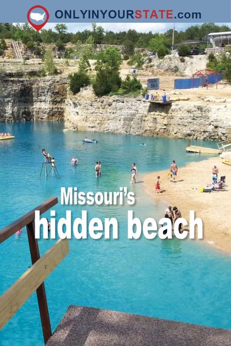 Travel Missouri, Branson Missouri Vacation, Happy Playlist, Midwest Vacations, Missouri State Parks, Branson Vacation, Midwest Travel, Branson Missouri, Hidden Beach