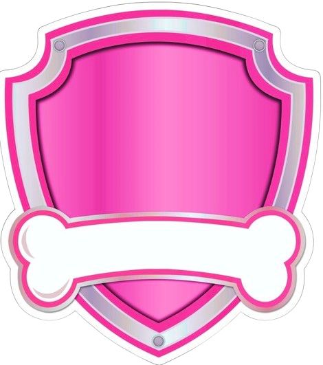 Escudo Paw Patrol, Paw Patrol Badge, Sky Paw Patrol, Paw Background, Paw Patrol Birthday Theme, Psi Patrol, Paw Patrol Girl, Skye Paw, Badge Template