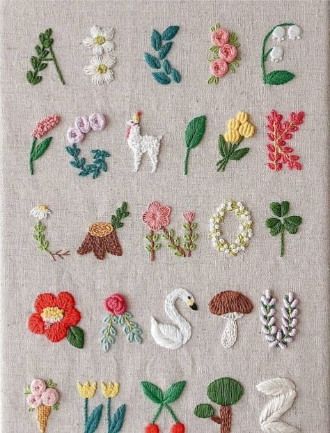 Embroidery Stitches Flowers, Simpul Makrame, Embroidery Stitches Beginner, Embroidery Stitches Tutorial, Pola Sulam, Brazilian Embroidery, Embroidery Flowers Pattern, Embroidery On Clothes, 자수 디자인