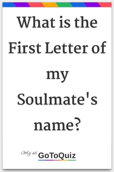 "What is the First Letter of my Soulmate's name?" My result: The First Letter of your Soulmate's name is....C If Ur Crushes Name Starts With, Names That Are Meant To Be Together, Best Couple Letter Match, Initials That Are Meant To Be Together Tik Tok Videos, What’s So Special About Him, Cute Matching Names Couple, Zodiac Sign Soulmate Initial, How To Do The Name Compatibility Test, Names That Belong Together