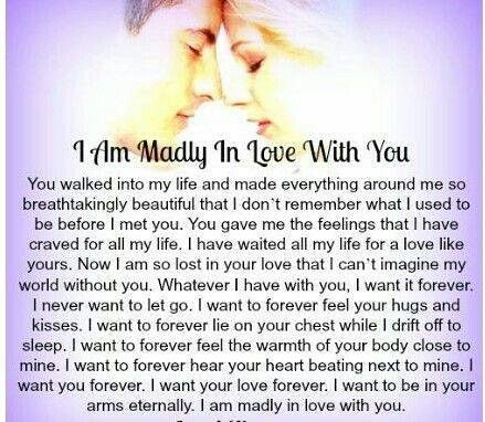 I am Madly In Love With You I am Madly In Love With You | Flickr Madly In Love Quotes, In Love Quotes, Love You Poems, Long Love Quotes, Romantic Love Letters, Love Poem For Her, Love Poems For Him, Love You Quotes For Him, Love My Husband Quotes