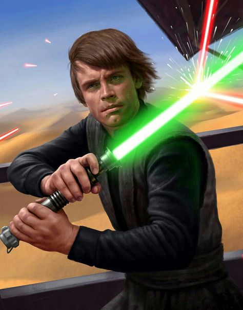 LUKE SKYWALKER 'RETURN OF THE JEDI' Luke Skywalker Legends Art, Star Wars Luke Skywalker Art, Luke Skywalker Return Of The Jedi, Luke Skywalker Legends, Luke Skywalker Art, Richard Rider, Luke Skywalker Jedi Knight, Star Wars Legends, Luke Skywalker Lightsaber