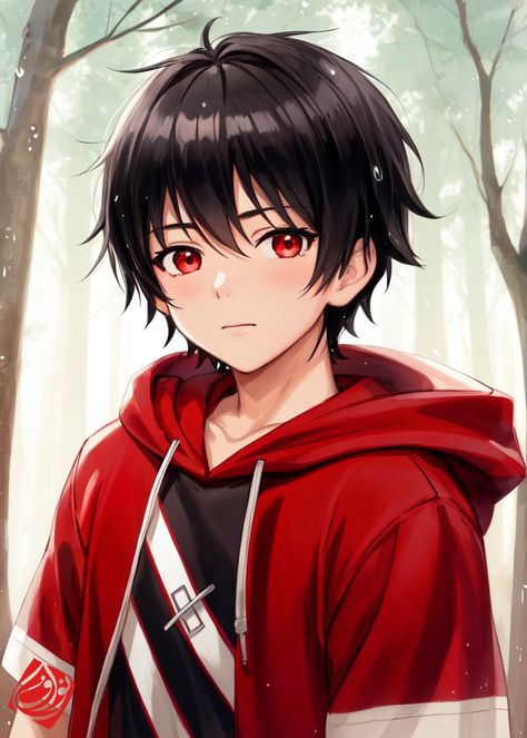 Eye Hoodie, Brown Eyes Black Hair, Black Hair Boy, Hoodie Hat, Blonde Hair Brown Eyes, Dark Skin Boys, Anime Boy Sketch, 1080p Anime Wallpaper, Hoodie Cute