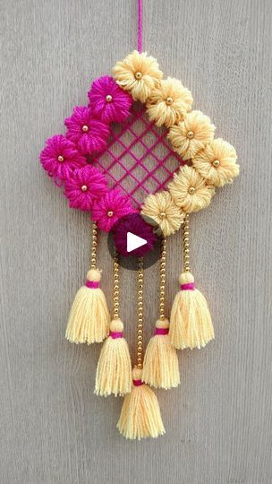 792K views · 223K reactions | Amazing woolen wall hanging craft ideas | Neetu Thakur Diwali Wall Hanging Ideas, Woolen Craft Wall Hangings, Hanging Craft Ideas, Woolen Craft, Diy Wool, Craft Wall, Hanging Craft, Wall Hanging Crafts, Wall Hanging Diy