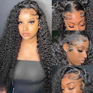 30 Inch Deep Wave Lace Front Wigs Human Hair 13x4 Curly Wigs for Black Women 180% Density Brazilian Virgin Lace Frontal Wet and Wavy Glueless Wigs Human Hair Pre Plucked Natural Color Brazilian Curly Hair, Curly Lace Frontal, Lace Front Wigs Human Hair, Curly Hair Wig, Beautiful Wigs, Curly Human Hair Wig, Curly Lace Front Wigs, Wig Human Hair, Wigs Human Hair