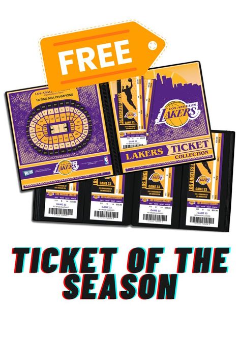 Win tickets of the season for los angeles lakers games to watch NBA #lakers #los angeles lakers #basketball #losangeles #champioships #nba #tickets #ticket #LA #sports #tickets #ticket Nba Tickets, Lakers Game, Lakers Basketball, Win Tickets, Season Ticket, Nba Champions, Nba Basketball, Los Angeles Lakers, Nba