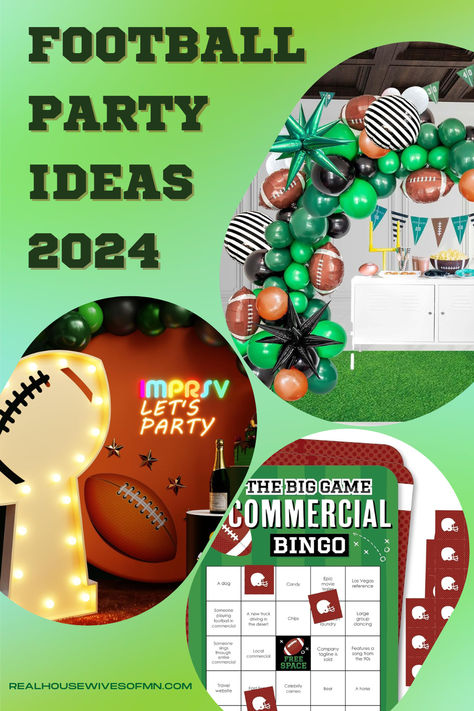 Super Bowl party Super Bowl Party Ideas Decorations, Super Bowl Party Decorations, Football Party Ideas, Superbowl Party Decorations, Super Bowl Decorations, Creative Ideas To Make, Super Bowl Football, Super Bowl Party, Halftime Show