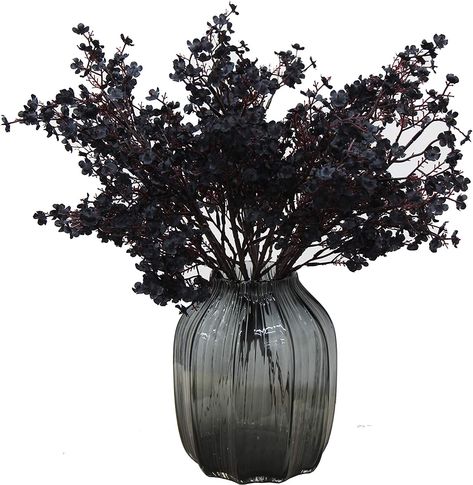 JAKY-Global Artificial Flowers 6 Pieces Dried Fake Silk Flowers Babybreath Plant Decoration for Wedding Bouquets Home Garden Party Flower Jewelry (Black) : Amazon.de: Home & Kitchen New Year Diy, Birthday Party Accessories, Boda Diy, Artificial Bouquet, Artificial Peonies, Silk Plants, Wedding Scene, Real Touch Flowers, Cloth Flowers