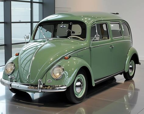 Olive Green Cars, Blue Vw Beetle, Vintage Volkswagen Bus, Vw Wagon, Volkswagen Beetle Vintage, Station Wagon Cars, Vw Lt, Wagon Cars, Vw Classic