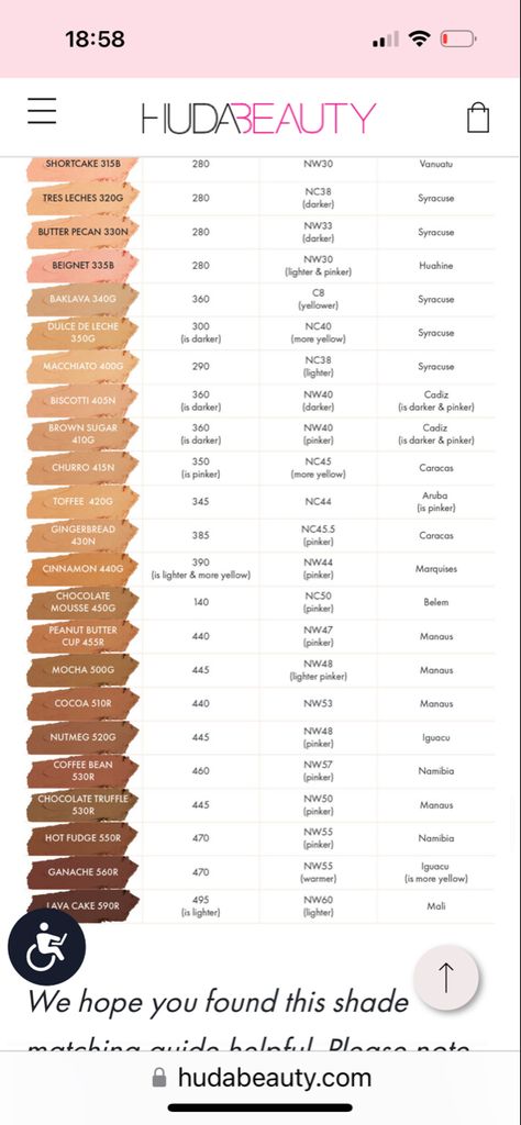 Handy foundation swatch hacks #hudabeauty Huda Foundation, Huda Beauty Foundation, Foundation Swatches, Makeup Secret, Foundation Shades, Stick On Nails, Huda Beauty, Nars, Foundation