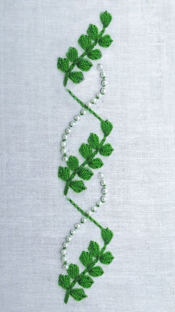 Embroidery Borders Patterns, Embroidery Borders, Basic Hand Embroidery Stitches, Simple Hand Embroidery Patterns, Embroidery Hoop Wall Art, Ribbon Embroidery Tutorial, Diy Embroidery Designs, Hand Embroidery Patterns Flowers, Hand Embroidery Videos