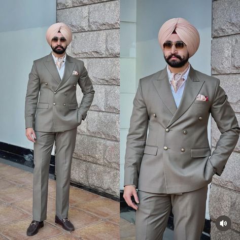 Sardar Suits Mens Fashion, Wedding Coat Pants For Men, Coat Pent Designs, Boys Coat Pant Design For Wedding, Sardar Coat Pent, Coat Pant With Turban For Men, Boys Coat Pant Design, Pent Coat For Men, Coat Pent Men Suits With Turban