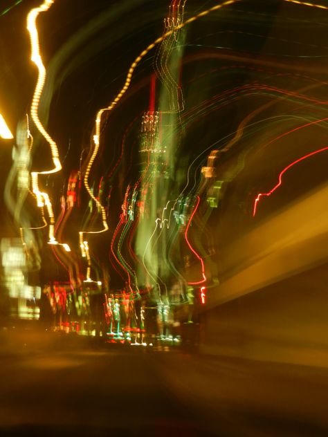 "Bright Lights, Freeway Speeds"...Taken By Amarie Birkmire Blurred Lights Aesthetic, Bright Lights Aesthetic, Bright Light Aesthetic, Bright Vintage Aesthetic, Brightness Aesthetic, Speed Aesthetic, Trippy Photography, Night Lights Aesthetic, City Lights Aesthetic