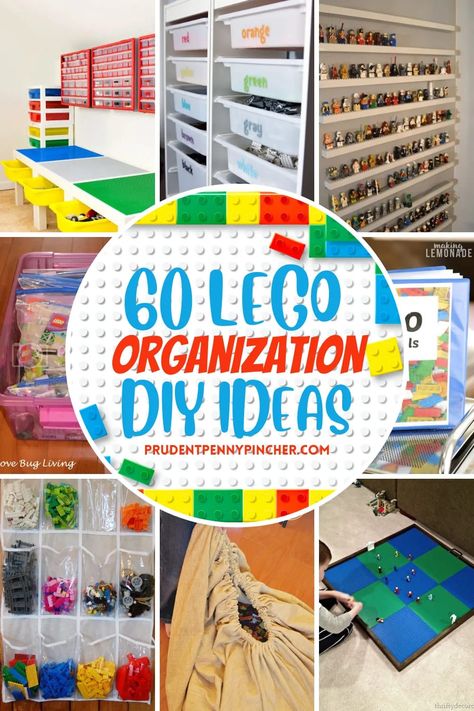 From DIY IKEA lego tables to DIY Minifigure lego display shelves, there are plenty of the best lego storage ideas to choose from for inspiration. These genius lego organization ideas will make lego brick clean up a breeze and make a great addition to your play area in the living room or kids rooms. There are ideas for small spaces and large spaces so there's something for everyone. You will find DIY Lego storage solutions for sets and by color. Lego Mario Display Ideas, Lego Store Ideas, Lego Storage Ideas Organizers, Lego Wall Storage, Best Lego Storage Ideas, Diy Lego Storage, Best Lego Storage, Lego Display Shelves, Ikea Lego