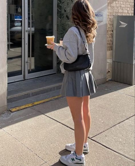 New Balance550 Outfit, New Balance Spring Outfit, 550 Women Outfit, New Balance 550 Outfit Woman Summer, Nb Shoes Women Outfit, New Balance 550 Skirt Outfit, New Balance 530 Outfit Women Summer, 550 New Balance Outfit Women, New Balance With Skirt