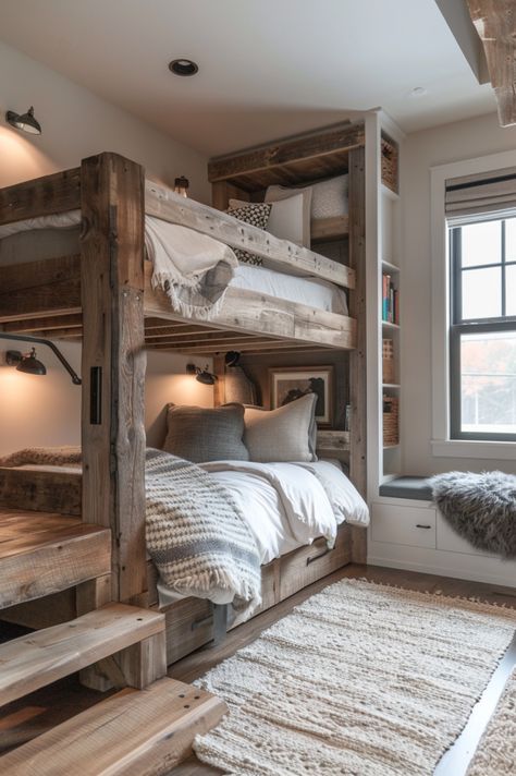 Farmhouse Kids Bedroom, Bedroom For Boys, Bedroom Ideas For Boys, Western Bedroom Decor, Ranch House Decor, Western Bedroom, Barn Style House Plans, Dream Life House, Kids Bedroom Design