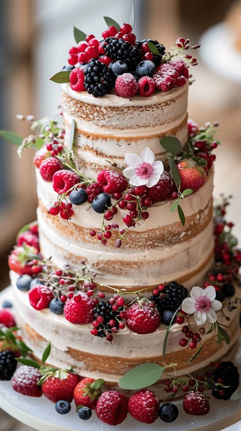 Modern Wedding Cake Designs: 35 Top Trends And Inspirations Italian Theme Wedding Cake, Rustic Chic Wedding Cake, Mini Wedding Cakes Ideas, Cinnamon Wedding Cake, Chantilly Cake Wedding, Enchanted Wedding Cake, Wedding Cake Simple Flowers, Forest Themed Wedding Cake, Long Wedding Cake