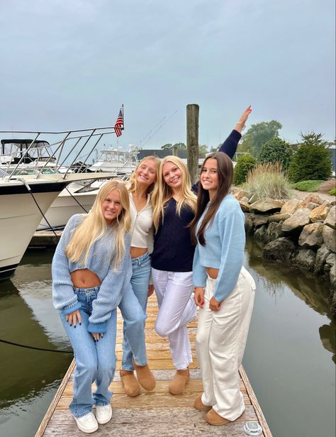 #photoshoot #newenglandstyle #aesthetic #coastal #preppyoutfit #cutepics Preppy Family Pictures, Winter Costal Granddaughter, Coastal Grandmother Aesthetic Pictures, Colorful Coastal Granddaughter, Coastal Friends Aesthetic, Preppy Family, Preppy Best Friends Beach, Aesthetic Coastal, Friend Pics