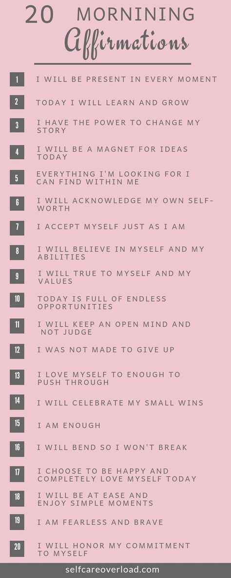 20 morning affirmations Vie Motivation, Daily Positive Affirmations, Morning Affirmations, Self Love Affirmations, Positive Self Affirmations, Badass Quotes, Love Affirmations, Manifestation Affirmations, 30 Day Challenge