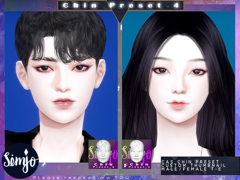 Sims 4 Presets Face Male, Sims Jaw Presets, Sims 4 Cc Asian Nose Preset, Ts4 Face Presets, Sims 4 Cc Jawline Presets, Asian Presets Sims 4, Sims 4 Asian Face Presets, Sims 4 Korean Skin, Sims 4 Cc Face Presets Asian