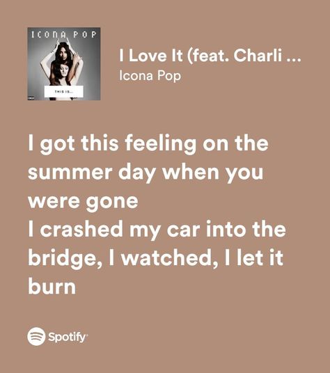 Summer Song Lyrics, Cool For The Summer Song Lyrics, Summertime Song Lyrics, Taylor Swift It’s Time To Go Lyrics, Dandelions Song Spotify, Say You Wont Let Go Spotify Lyrics, Summer Lyrics, Feeling Song, Icona Pop