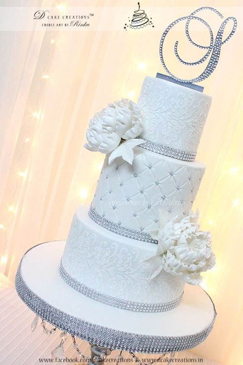 Wedding Cake Bling Diamonds, Rhinestone Wedding Cake, Bling Wedding Cakes, 2013 Wedding, Dream Wedding Cake, Gorgeous Wedding Cake, Bling Wedding, Anniversary Ideas, Sams Club