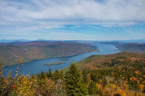 Black Mountain and Lake George Trail - New York | 7.7 mile lightly trafficked loop trail located near Clemons, New York that features a lake and is rated as moderate. Trail Markers, Fall Hikes, Mountain And Lake, Fire Tower, Lake George Village, The Narrows, Summer Vacation Spots, Romantic Cruise, Fun Winter Activities