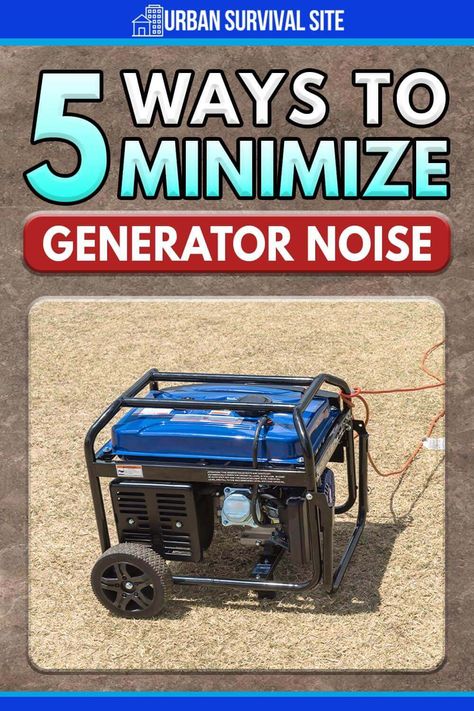 Generators are very noisy, and there are several reasons this could be a problem. Thankfully, there are a few great ways to minimize generator noise. How To Silence A Generator, Generator Shed Ideas, Thermoelectric Generator, Generator Shed, Generator Box, Emergency Generator, Small Generators, Homemade Generator, Off Grid Survival