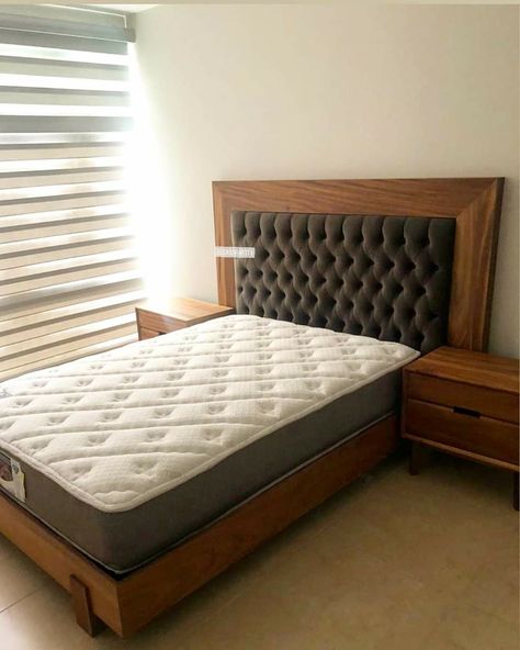 Teakwood Bed Designs, Bed Designs Latest, Bed Idea, Bedroom Interior Design Luxury, Ideas Casa, Headboard Designs, Bedroom Furniture Design, Bed Frame And Headboard, My New Room