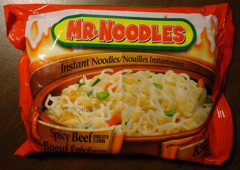 #793: Mr. Noodles Spicy Beef Simulated Flavour Instant Noodles Mr Noodles, Mr Noodle, Spicy Chicken Noodles, Noodles Spicy, Soup Ramen, Spicy Beef, Instant Noodle, Instant Noodles, Fun Baking Recipes