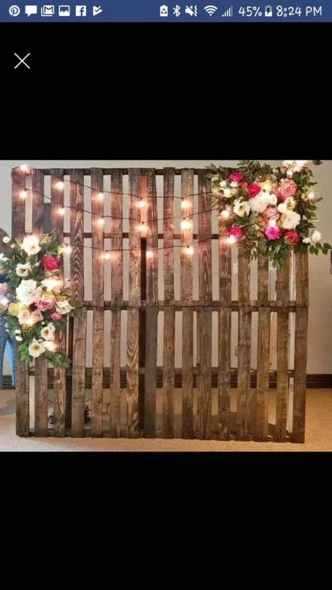 50+ Stunning Wedding Backdrop Design Ideas that are truly Enchanting | HubPages Backdrop Design Ideas, Pallet Backdrop, Graduation Party Planning, Rustic Party, Diy Wedding Backdrop, Wedding Backdrop Design, Backdrop Design, Pumpkin Crafts, Graduation Party Decor