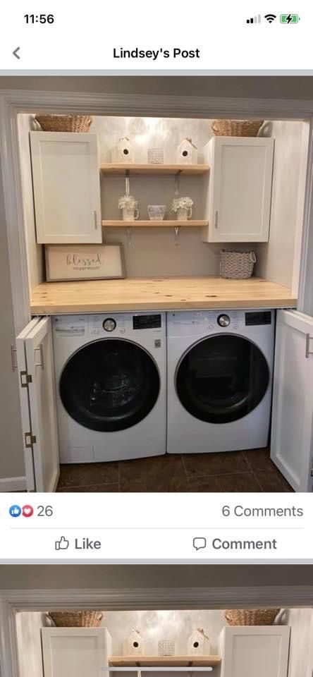 Washer And Dryer In Kitchen, Dryer In Kitchen, Basement Kitchen, In Kitchen, Aesthetic Room Decor, Aesthetic Room, Washer And Dryer, Future House, A House