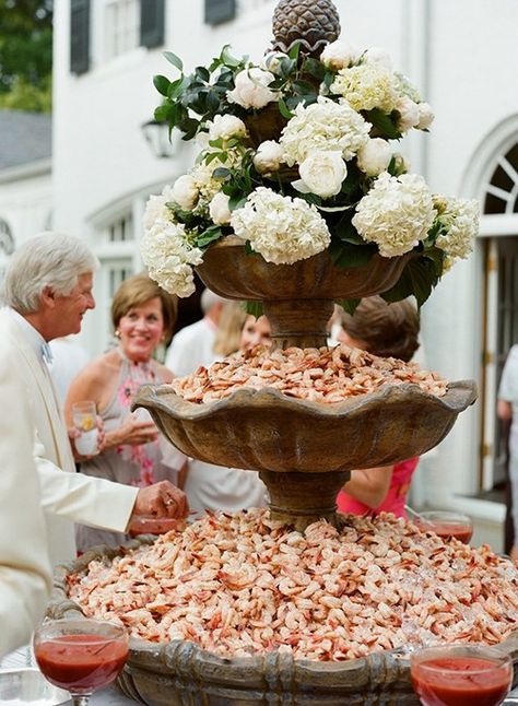 Backyard Wedding Reception Food, Reception Food Station, Wedding Reception Food Stations, Wedding Catering Display, Wedding Cocktail Hour Food, Coastal Food, Cocktail Hour Food, Wedding Food Stations, Catering Display