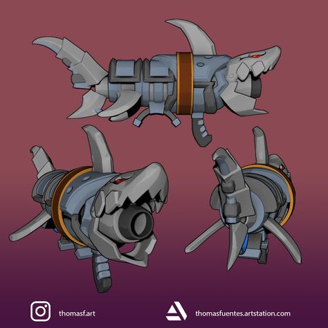 Jinx "FishBones" , on ArtStation at https://www.artstation.com/artwork/g86y0x Jinx Shark Bazooka, Jinx Shark Cannon, Jinx Fishbones, Jinx Reference, Singed Arcane, Arcane Cosplay, Jinx Cosplay, Riot Games, Cosplay Diy