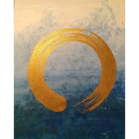 Ensō symbolizes a moment when the mind is free to simply let the body& spirit create.  My favorite new piece of art by my talented sister @sarahsmilesmiles  #enso#zen#artsyfartsy Zen Art Inspiration, Zen Painting, Zen Buddhism, Japanese Calligraphy, Piece Of Art, Zen Art, Buddhist Art, Mobile Marketing, Ex Libris