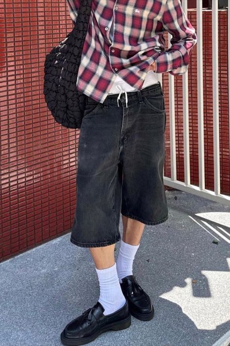 Loafers And Jorts Outfit Men, Loafers With Jorts, Loafers Men Outfit, Fit Pics, Shirt Outfit Men, Loafers Outfit, Flannel Outfits, Mens Casual Dress Outfits, Mens Casual Dress