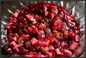 Cranberry Salad with Cherry Jello & Fresh Whole Cranberries Cranberry Chutney Recipe, Cranberry Jello Salad, Cranberry Salad Recipes, Cranberry Jello, Relish Recipe, Jello Salads, Cranberry Relish, Cranberry Chutney, Cranberry Salad