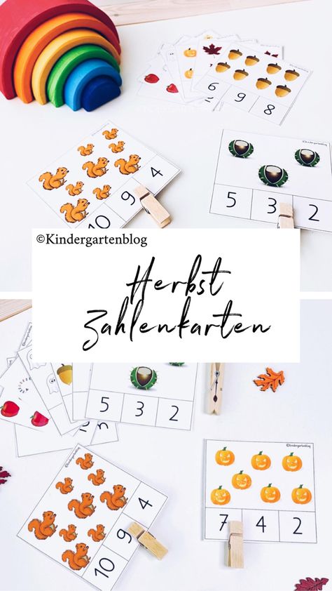 Den Download Link findet ihr auf meinem Blog. #toddleractivity #mathforchildren #zahlen #kindergarten Impulse Kindergarten, Einstein, Montessori, Back To School, Abc, Crafts For Kids, Kindergarten