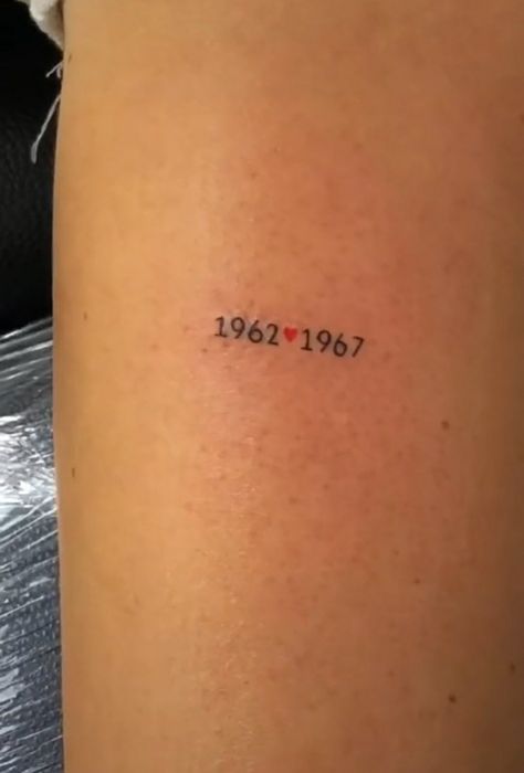 Birthdate Tattoos, Birthdate Tattoo, Date Tattoo, Minimal Tattoos, Date Tattoos, Minimal Tattoo, Tattoo Inspo, Tattoo Quotes, Tatting