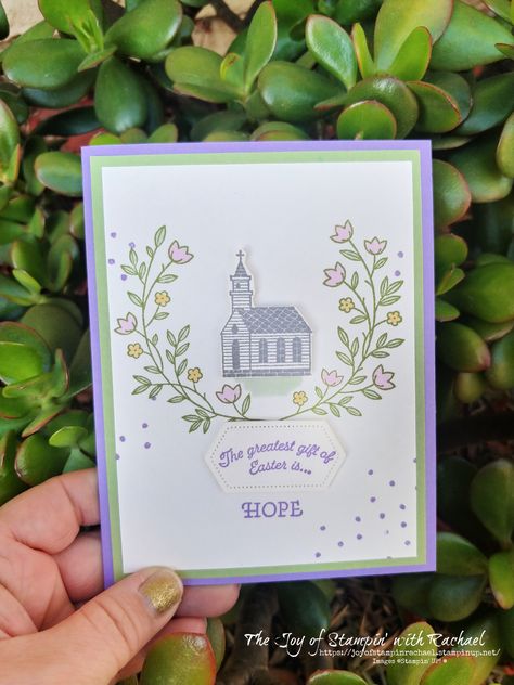 Gift Of Hope Stampin Up Cards, Easter Cards Stampin Up Stamps, Easter Sampler, Stampin Up Easter Cards, Stampin Up Easter, Happy Good Friday, Easter Cards Handmade, Hope Gifts, Gift Making