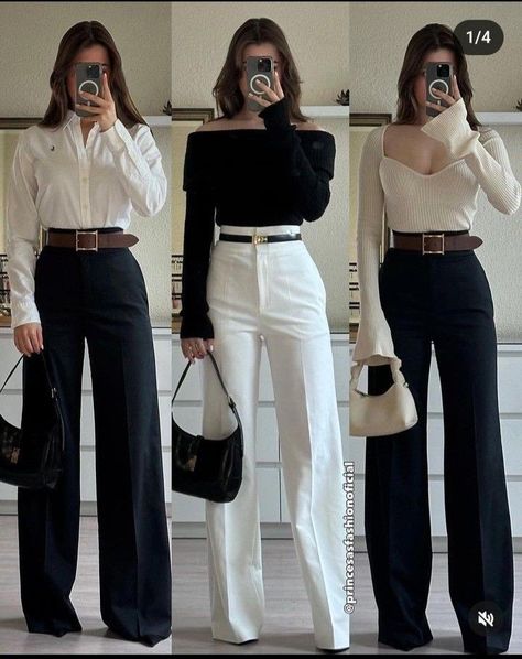 Black Dress Pants Outfit, Classy Outfits For Women, Professional Outfits Women, Outfit Chic, Business Outfits Women, Stylish Work Attire, Fashion Fail, Holiday Wallpaper, Casual Day Outfits